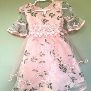 Toddler girl party wear dress. Layered style. Like new!